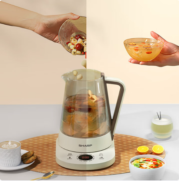夏普液体加热器(养生壶) 1.5LKP-WT15L-W